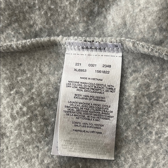 Columbia Light Gray Fleece Vest - Picture 4 of 5